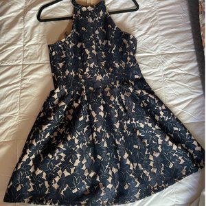 Altar'd State Blue Embroidered dress